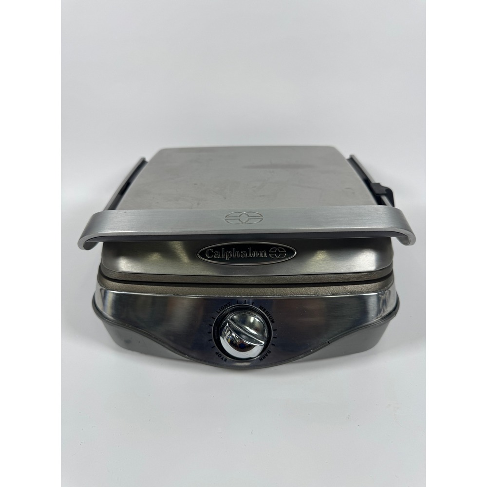 Calphalon HE400WM No Peek Waffle Maker 4-Slice Stainless Steel Waffle Iron